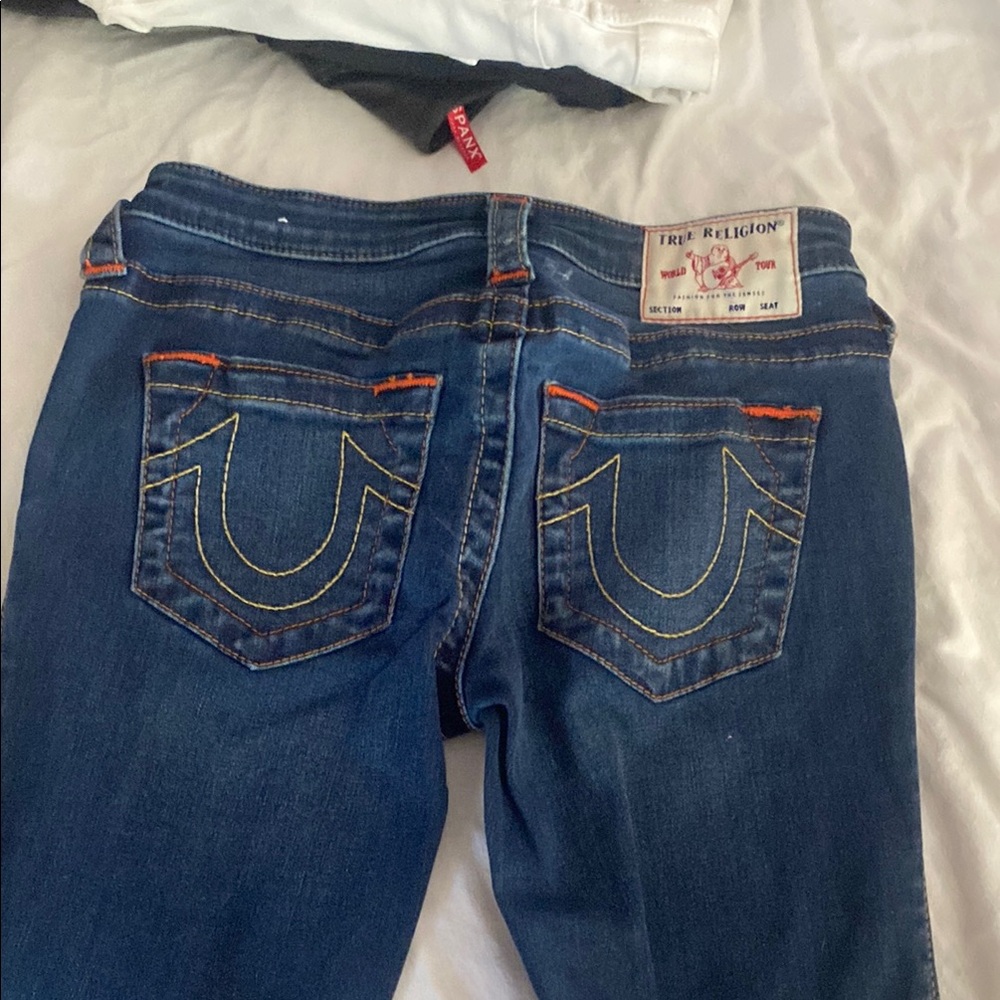 True Religion Blue Skinny Jeans Classic Style